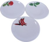 Tavola - Pizzaborden (6 stuks) - Wit - Ø20 cm - Dinerbord - Borden