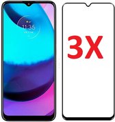 Full Cover 3D Edge Tempered Glass Screen Protector Geschikt Voor Motorola Moto E40 - Screenprotector Ultradun Gehard Glas - Optimale Display Bescherming - Volledige Dekking Schermb