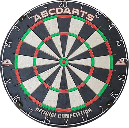 Onverenigbaar Brochure Onnodig ABC Darts - Pro Edition Dartbord - Sisal Wedstrijd Dartbord | bol.com