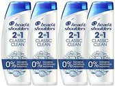 Head & Shoulders Classic Clean 2 in 1 Shampoo XL  - 4x 450 ml