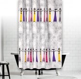 Zethome - Douchegordijn 180x200 cm - Waterdicht - Polyester - Badkamer Gordijn - Shower Curtain - Sneldrogend en Anti Schimmel -Wasbaar - Duurzaam