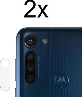 Beschermglas Motorola G8 Plus Screenprotector - Motorola G8 Plus Screen Protector Camera - 2 stuks