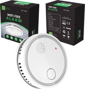 BELIFE SMS-1 - Slimme Rookmelder - Smoke Sensor - Smart Rookmelder - Wifi - Draadloze brandmelder werkt met Wifi - Europese Norm EN14604