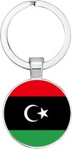 Akyol - Libië vlag sleutelhanger - Must go - Libië travel guide - Accessoires - Liefde - Cadeau - Gift - Geschenk