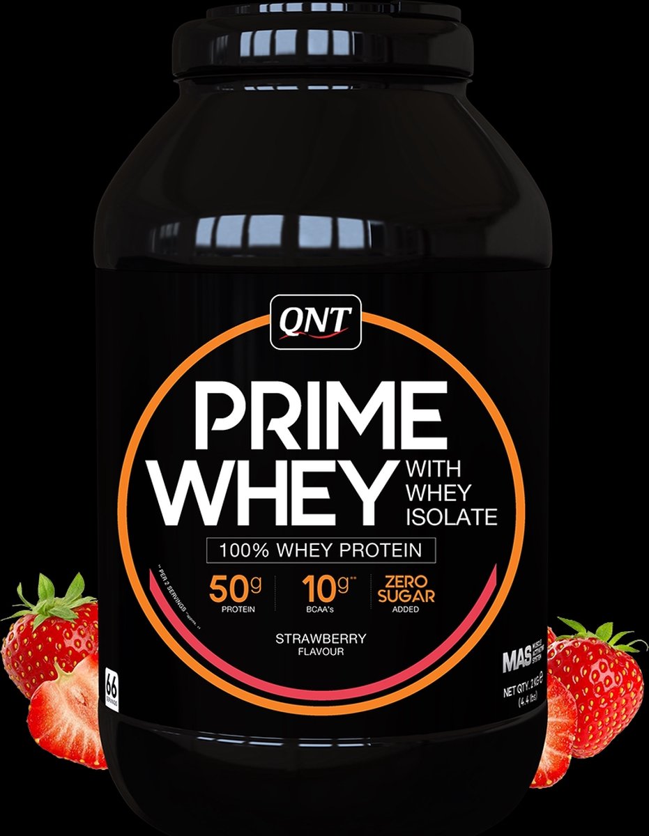 QNT Prime Whey (2kg) Strawberry