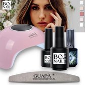 GUAPÀ® BIAB Builder Gel In A Bottle Nagelset | Gelnagels Starterspakket | Nagellak | Gellak | Builder Gel | Rubber Up | Clear BIAB