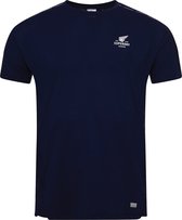 Superdry Run Performance Sportshirt - Maat S  - Mannen - blauw