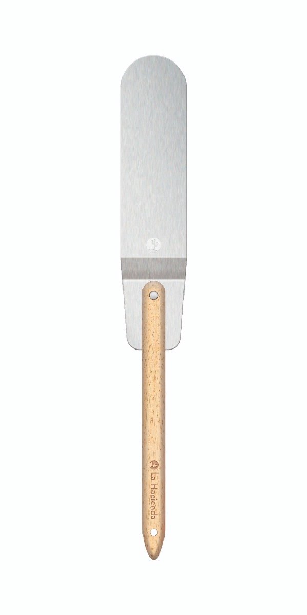 La Hacienda Pizza Spatel - Spatel L 56 x B 7.5 cm / Lengte steel incl. blad 56 cm - RVS -