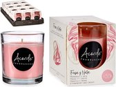 Acorde - Geurkaars Strawberry & Cream - Geurkaars geschenk 30 branduren