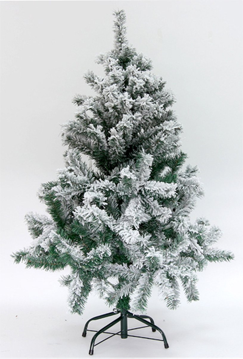 Luxe kunstmatige Fir Tree Flocked Snow 120cm met 226 hoofden