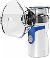 Maenor® Ultrasone Vernevelaar - Inhalator - Inhalatieapparaat voor volwassenen en kinderen - Waterverstuiver - Gezichtssauna- Helpt tegen luchtwegklachten - Incl. 2 mondstukken - Wit