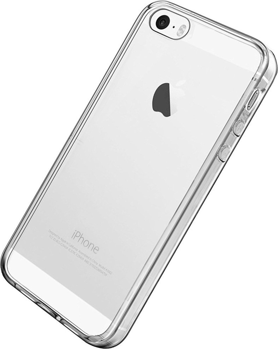 Jumada's Apple Hoesje - Case - iPhone 5/5s/5E - Back Cover - Siliconen - Transparant