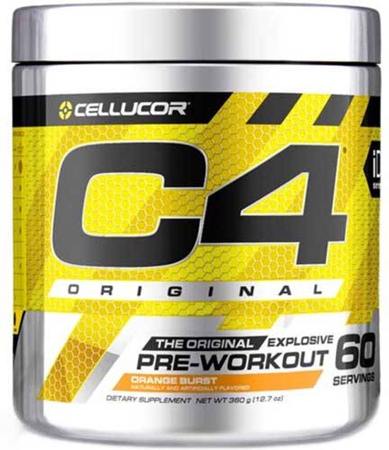 Pre-Workout - Cellucor C4 Original - 60 Doseringen - Orange Burst