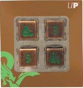 Heavy Metal Fall 21 Copper and Green D6 Dice Set for Dungeons & Dragons