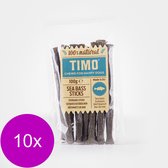 Timo Sticks 100 g - Hondensnacks - 10 x Zeebaars