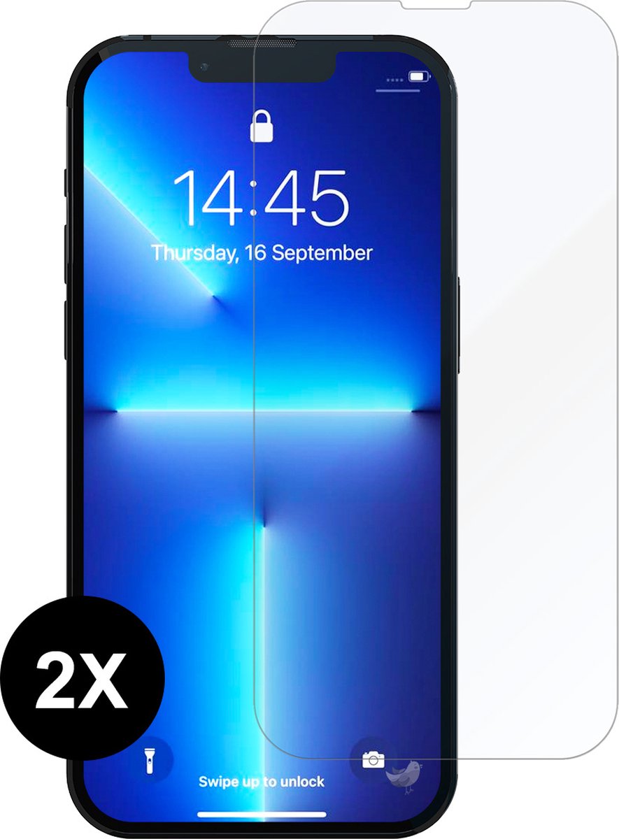 Geschikt voor iPhone 13 Pro Max Screenprotector Tempered Glass Beschermglas - 2 stuks Extra Sterk - Solutionss4