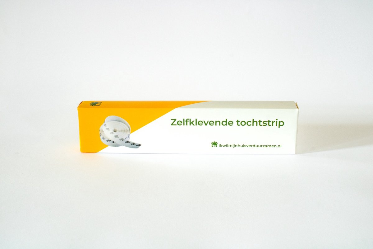 Silicone Tochtstrip van ikwilmijnhuisverduurzamen.nl | Tochtband | 500 cm x 45 mm | Tochtstrips voor Deuren | Zelfklevend | Tochtstopper | Aanpasbaar
