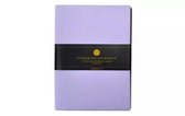 Notitieboek A6 lijn pastel lila 192 pagina's 80 grams houtvrij charmois papier gelijnd