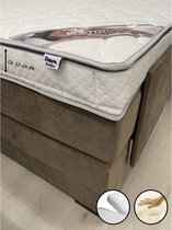 Splittopper Platinum 200x210 - 12 cm dik - Bamboo Hoes - Nasa Traagschuim - Topdekmatras Split