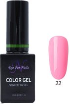 Eye For Nails Gellak Gel Nagellak Gel Polish Soak Off Gel - Kleur Pinkie Winkie 022 - 12ML