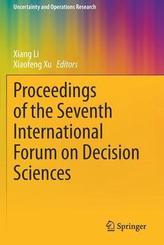 Proceedings of the Seventh International Forum on Decision S ... - cover