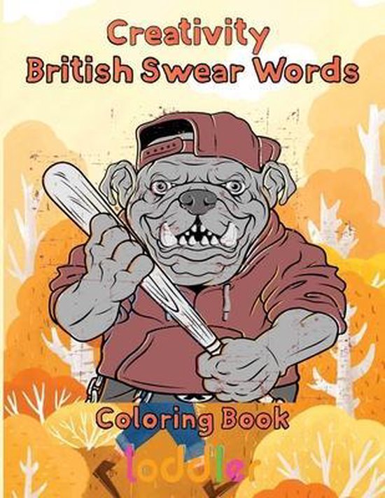 Creativity British Swear Words Coloring Book toddler, Rowe