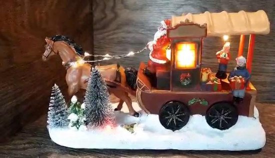 Kerstman en het rendier - online puzzel