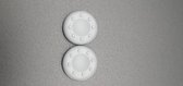 Thumb grips wit - Ps4 - controller grips - ps4 accessoires - ps4, ps3 en ps5 - xbox 360 - game console - Playstation onderdelen - Xbox onderdelen - controller grip