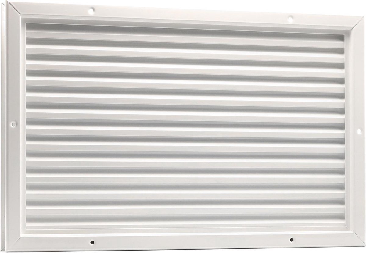 ALU deurrooster 545x345mm wit