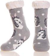 JAXY - Huissokken Kinderen - Verwarmde Sokken - Anti Slip Sokken - Huissokken - Bedsokken - Warme Sokken - Kerstcadeau Voor Kinderen - Thermosokken - Dikke Sokken - Fluffy Sokken -