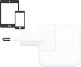 PowerPlug 12W iPad Oplader - 2.4A Oplaadstekker Blok Adapter voor Apple iPad Air / 10.2 / 2017 / 2018