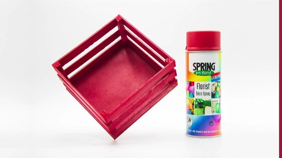 Spring Pro Florist - Deco Spray - Holiday Red 0.36 - 400ml | bol