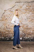 Broek Toxik3 hoge taille flared jeans