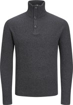 JACK&JONES PREMIUM JPRBLAPERFECT KNIT HIGH NECK  BUTTON Heren Trui - Maat S