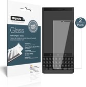 dipos I 2x Pantserfolie helder compatibel met Blackberry Key 2 Beschermfolie 9H screen-protector