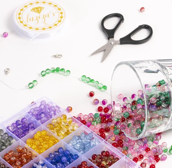 Kit de fabrication de bracelet en perles bricolage 24 grilles