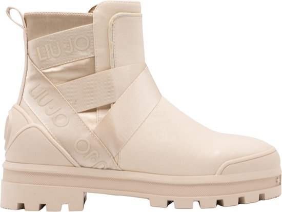Liu Jo Kelly 07 Bootie Dames Enkellaarzen - Crème - Maat 41 | bol.com