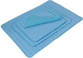 Knoedel Koelmat Huisdier - 70*55cm - Wasbaar - Blauw