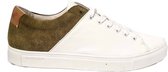 Blackstone Low Sneaker Leather NM03 White / Olive EU 43