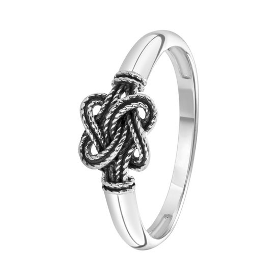 Lucardi Dames Ring Surinaamse mattenklopper - Ring - Cadeau - Echt Zilver - Zilverkleurig