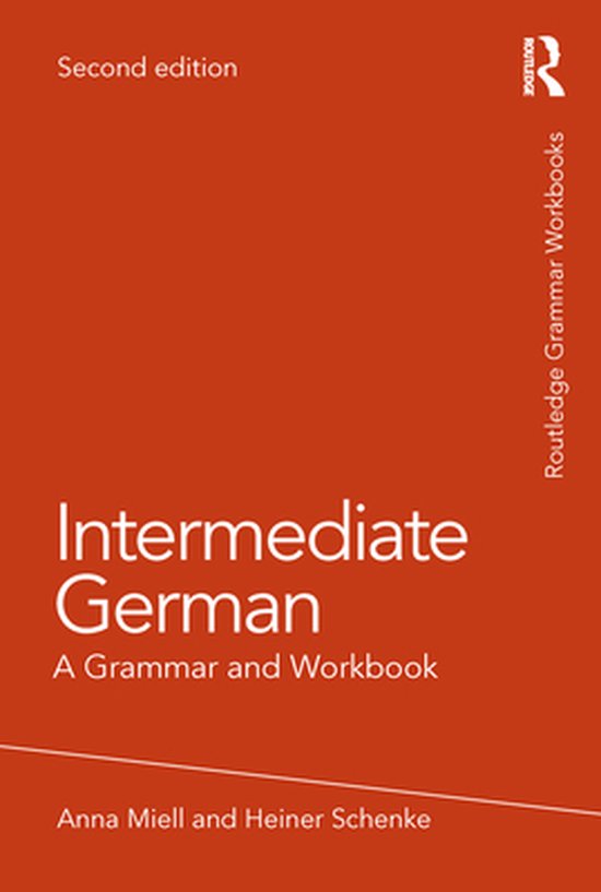 Routledge Grammar Workbooks - Intermediate German - cover