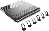 PATCHBOX 365 Frame, incl. 24 cassettes, Cat6a/Ea, STP Zwart, 0.8m, 8HE bereik