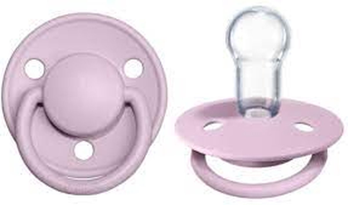 Goedkoopste Bibs Fopspeen - De lux speen - silicone- Dusky Lilac - one size