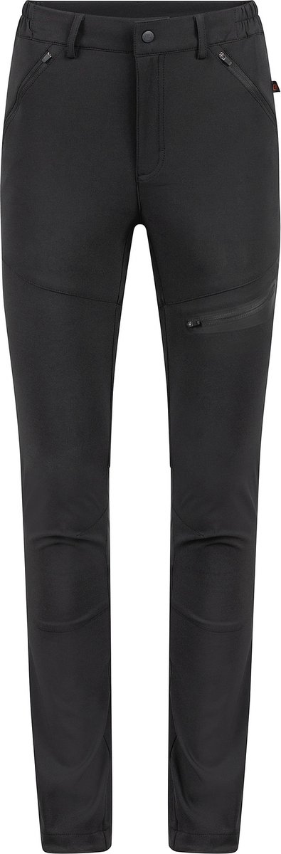 Leroy gevoerde softshell broek heren Zwart