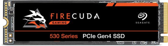Seagate FireCuda 530 ZP500GM3A023 - Solid state drive - 500 GB - intern - M.2 2280 - PCI Express 4.0 x4 (NVMe) - geïntegreerde warmteafvoer - met 3 jaar Seagate Rescue Data Recovery
