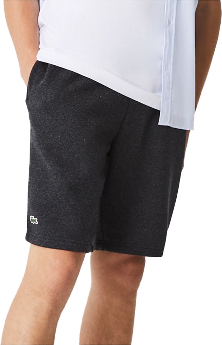 Lacoste Sport Tennis Fleece Short Sportbroek - Maat XS - Mannen - donker grijs