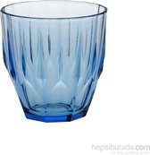 Pasabahce Diamond - Blauwe waterglazen - Set van 3 - 275 ml