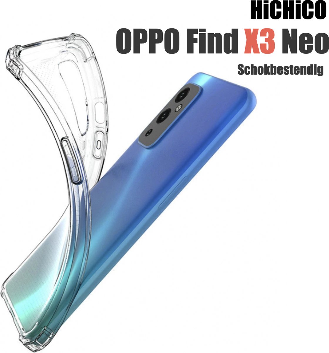 OPPO Find X3 Neo hoesje - OPPO Find X3 Neo hoesje shock proof case transparant hoesjes cover hoes - Clear Backcover OPPO Find X3 Neo hoesje - HiCHiCO