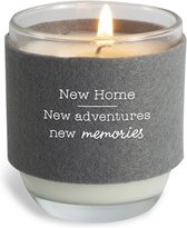 Cosy Candle-Nieuwe Woning- New home-new adventure-new memories-verhuizing-kaars