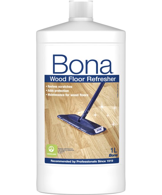 Bona Houten Vloer Refresher - 1 Liter - Houten Vloer Onderhoud - Beschermend - Glans herstellend